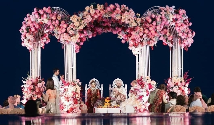 stained glass Mandap