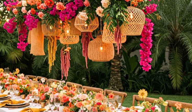 Modern Twist to Floral Wedding Decorations