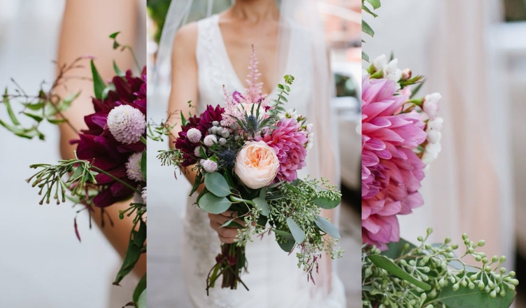Multi-Floral Textured Bouquet